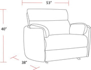 Parker Living Radius Xl - Krypton Extra Wide Power Glider Recliner