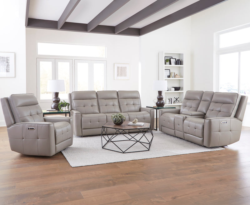 Parker Living Canterbury - Pewter Power Zero Gravity Recliner