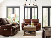 Parker Living Vail - Burnt Sienna Power Reclining Sofa Loveseat and Recliner