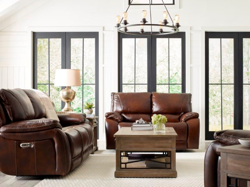 Parker Living Vail - Burnt Sienna Power Reclining Sofa Loveseat and Recliner