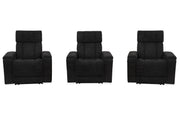 Parker Living Phoenix Zero Gravity Power 3 Seat Home Theater Seating with Immersive Audio P3