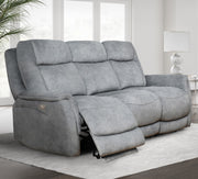 Parker Living Linus - Hudson Grey Power Reclining Sofa and Two Recliners