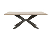 Parker House Crossings - Monaco Dining 84 Inch Rectangular Dining Table with 4 Upholstered Chairs