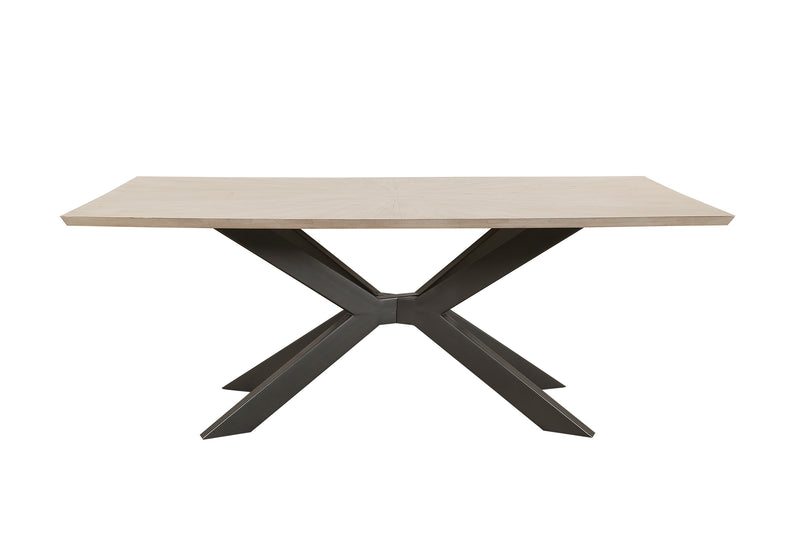 Parker House Crossings - Monaco Dining 84 Inch Rectangular Dining Table with 4 Upholstered Chairs