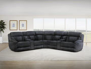 Parker Living Dalton 7 Piece Modular Power Reclining Sectional with Power Adjustable Headrests