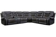 Parker Living Outlaw - Stallion 6 Piece Modular Power Reclining Sectional with Drop Down Table
