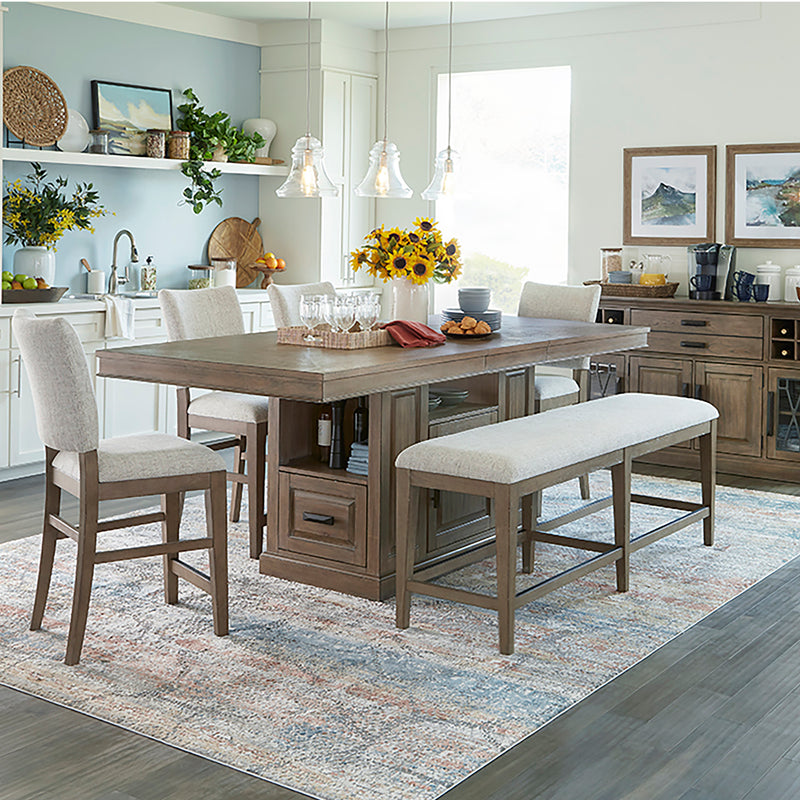 Parker House Sundance Dining - Sandstone Upholstered Counter Chair (2/CTN Sold in pairs)