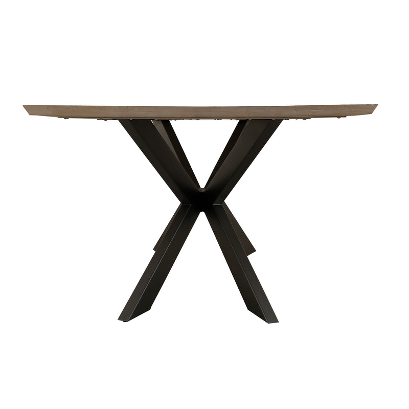 Parker House Crossings - Monaco Dining 84 Inch Rectangular Dining Table with 4 Upholstered Chairs
