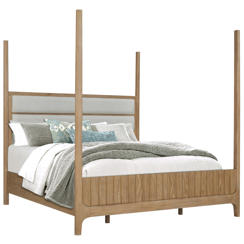 Parker House Escape - Bedroom King Poster Bed 2 Nightstands Dresser with Mirror and Chest