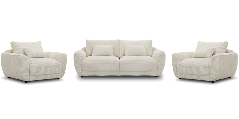 Parker Living Utopia - Mega Ivory Sofa and 2 Chair and Half