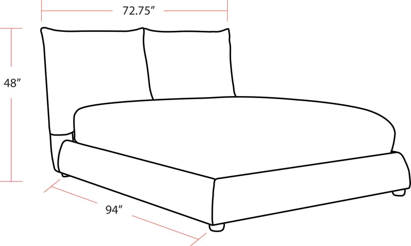 Parker Living Sleep Cumulus - Cozy Snow Queen Bed