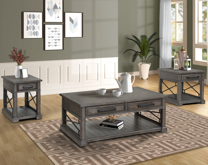 Parker House Sundance - Smokey Grey End Table