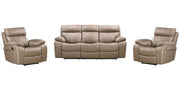 Parker Living Theon - Stokes Toffee Manual Glider Reclining Sofa and Two Recliners