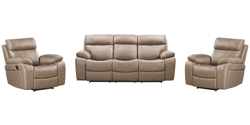 Parker Living Theon - Stokes Toffee Manual Glider Reclining Sofa and Two Recliners