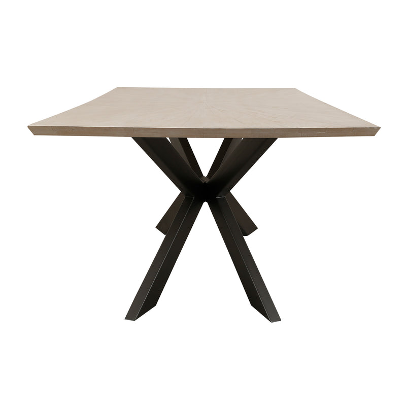 Parker House Crossings - Monaco Dining 84 Inch Rectangular Dining Table with 4 Upholstered Chairs