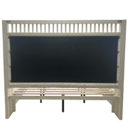 Parker House Americana Modern Bedroom Queen Shelter Bed 2 Nightstands and Dresser with Mirror