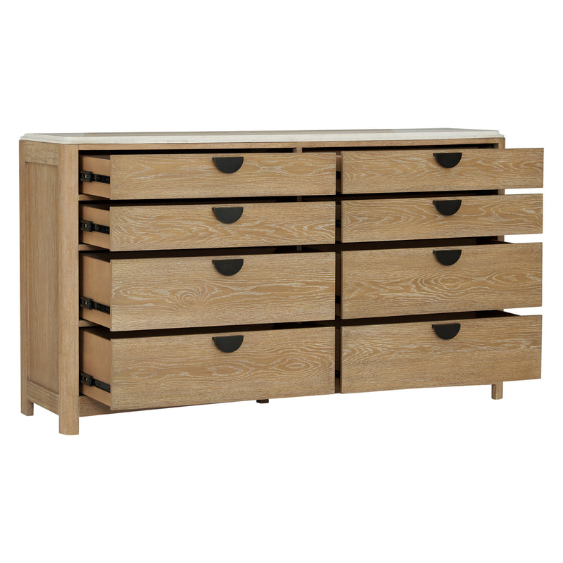 Parker House Escape - Bedroom King Poster Bed with 2 Nightstands and Dresser with Mirror