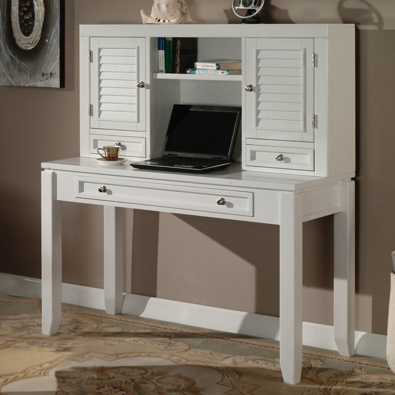 Parker House Boca 5 Piece L Shape Desk with Lateral File and Hutch