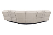 Parker Living Easton - Steamboat Brown 7 Piece Zero Gravity Power Reclining Sectional with Power Adjustable Headrests