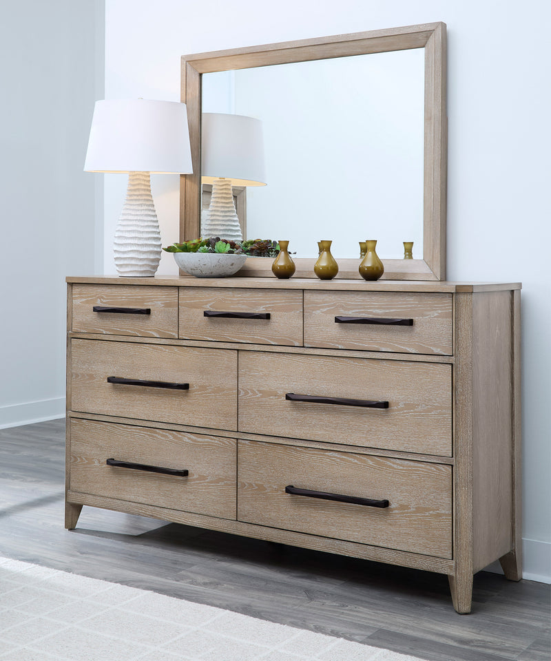 Parker House Breckenridge - Bedroom Queen Bed 2 Nightstands Dresser with Mirror and Chest