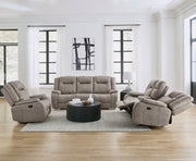 Parker Living Blake - Desert Taupe Reclining Console Loveseat