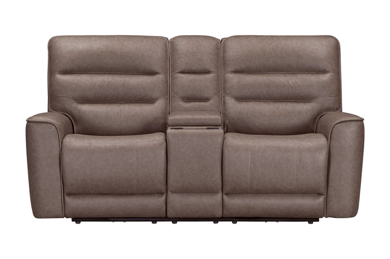 Parker Living Lawson - Sydney Brunette Power Zero Gravity Tilt Console Loveseat P2