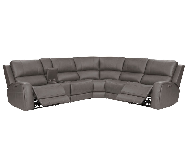 Parker Living Belmont 6 Piece Zero Gravity Power Reclining Sectional with Power Adjustable Headrests