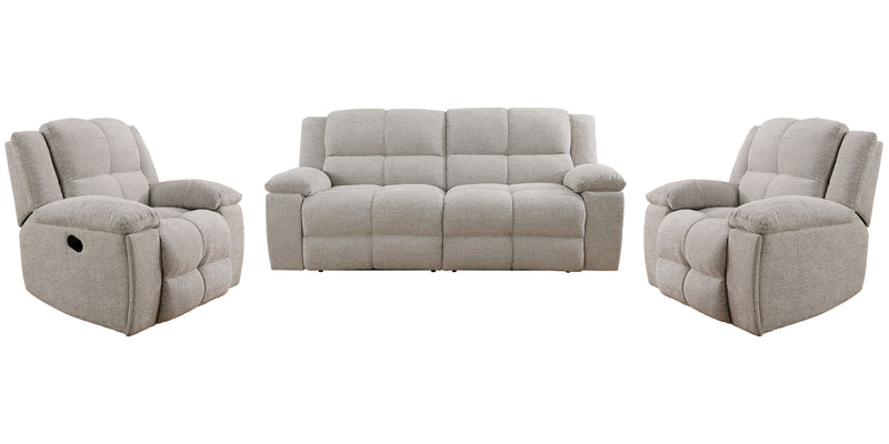 Parker Living Buster Manual Glider Reclining Sofa and Two Recliners