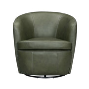 Parker Living Barolo 100% Italian Leather Swivel Club Chair