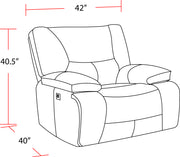 Parker Living Spartacus - Black Power Recliner Two Pack