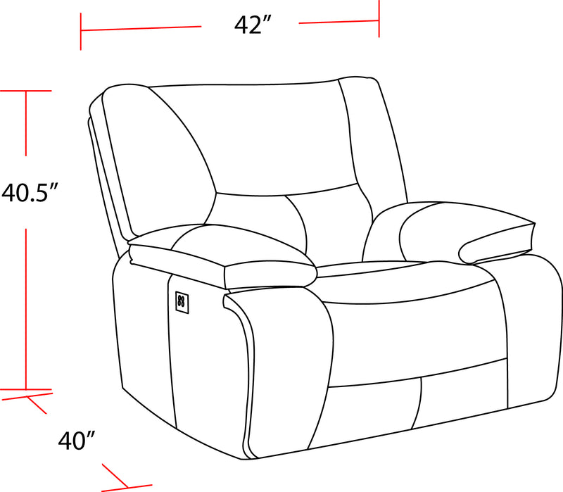 Parker Living Spartacus - Black Power Recliner Two Pack