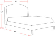Parker Living Sleep Crescent - Milano Snow King Bed