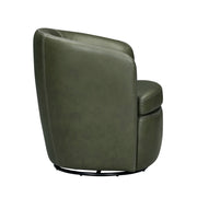 Parker Living Barolo 100% Italian Leather Swivel Club Chair