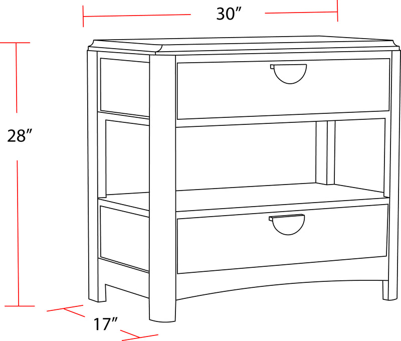 Parker House Escape - Bedroom King Poster Bed with 2 Nightstands and Dresser with Mirror