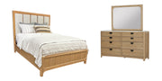 Parker House Escape - Bedroom King Panel Bed with Dresser and Mirror