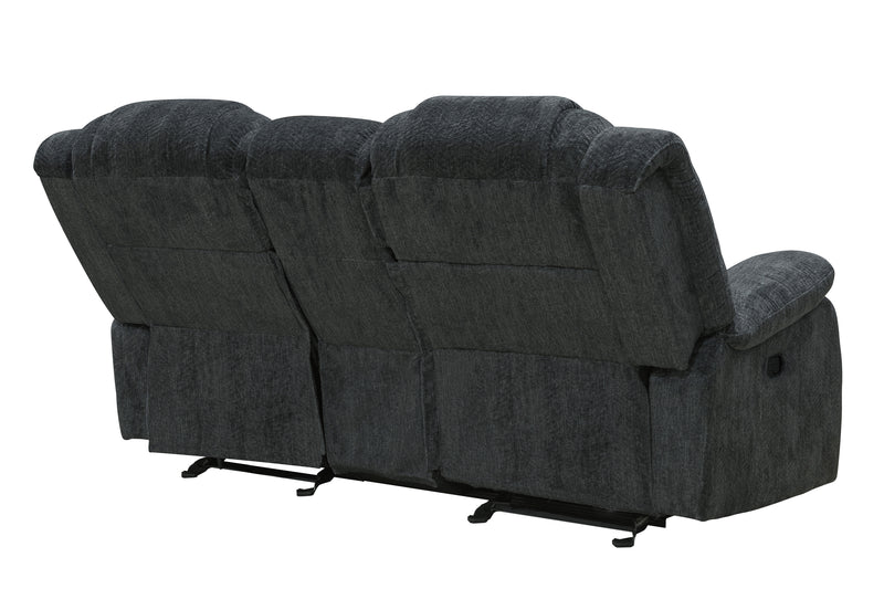 Parker Living Bolton - Misty Storm Glider Reclining Console Loveseat