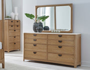 Parker House Escape - Bedroom Queen Poster Bed with Dresser and Mirror