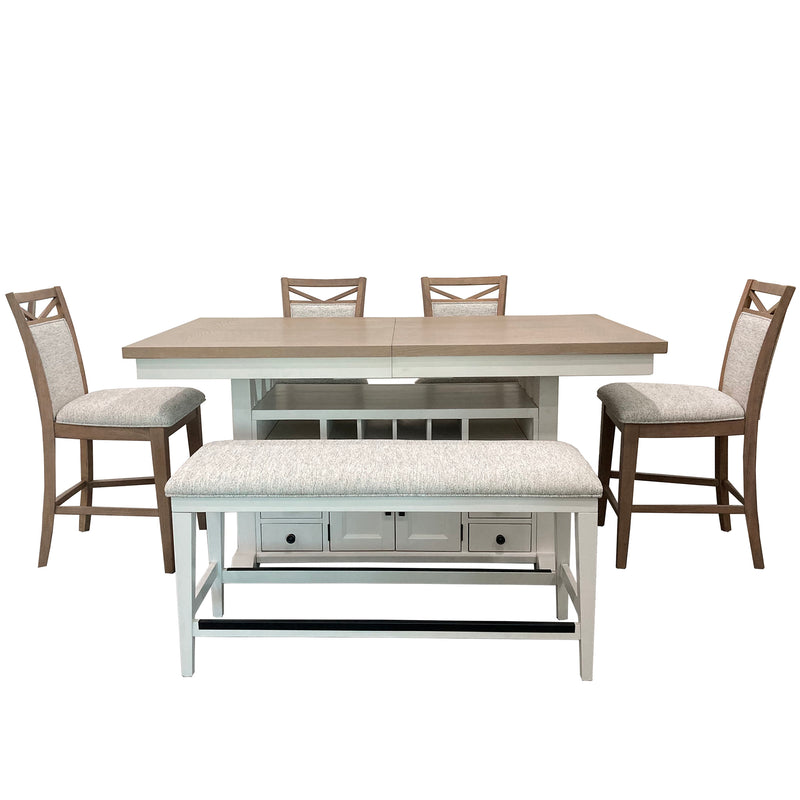 Parker House Americana Modern Dining Upholstered Counter Chair (2/CTN Sold in pairs)