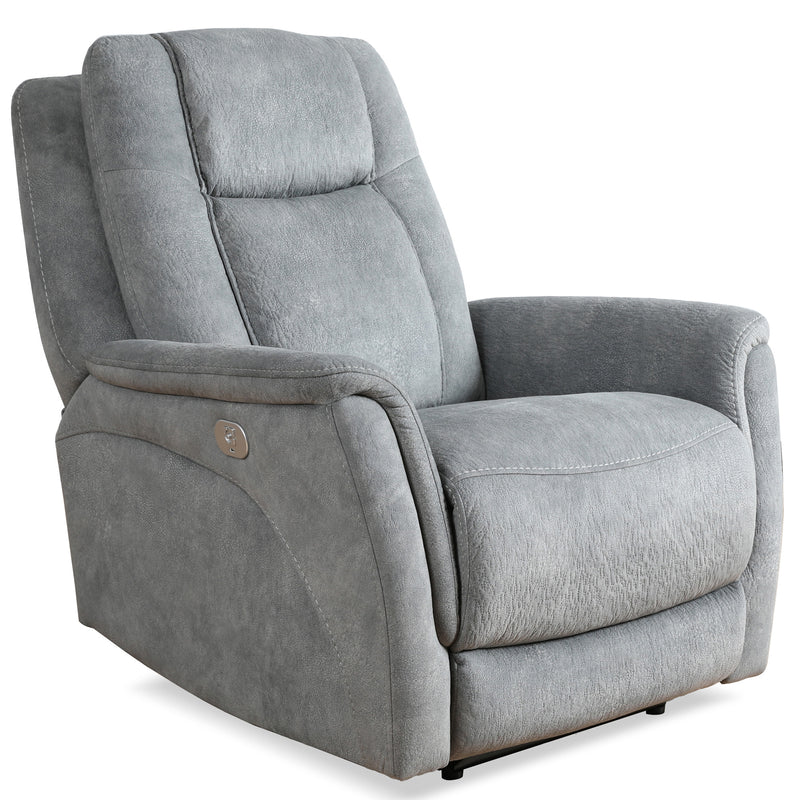 Parker Living Linus - Hudson Grey Power Reclining Sofa Loveseat and Recliner