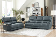 Parker Living Whitman - Verona Azure - Powered By Freemotion Cordless Power Recliner Two Pack