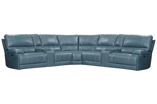 Parker Living Whitman - Powered By Freemotion 7 Piece Modular Power Reclining Sectional with Power Adjustable Headrests