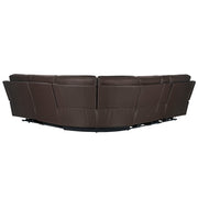 Parker Living Easton - Steamboat Brown 6 Piece Zero Gravity Power Reclining Sectional with Power Adjustable Headrests