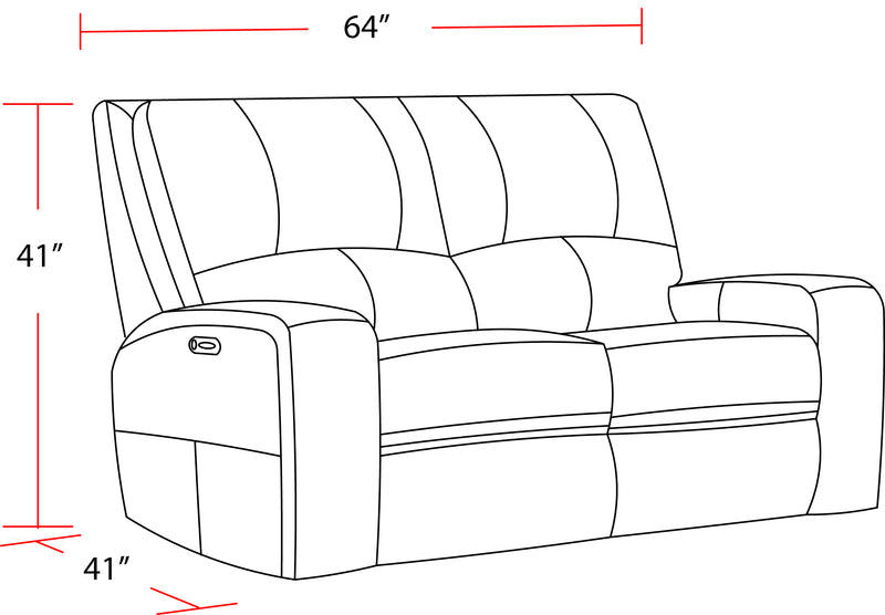 Parker Living Swift - Bourbon Power Reclining Sofa and Loveseat