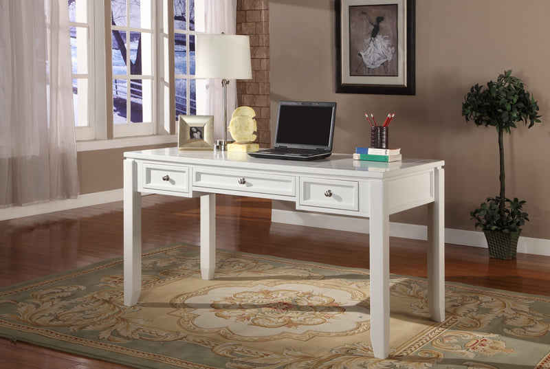 Parker House Boca L Shape Desk with File Credenza and Hutch