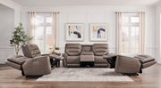 Parker Living Lawson - Sydney Brunette Zero Gravity Triple Power Reclining Sofa with Drop Down Table P2