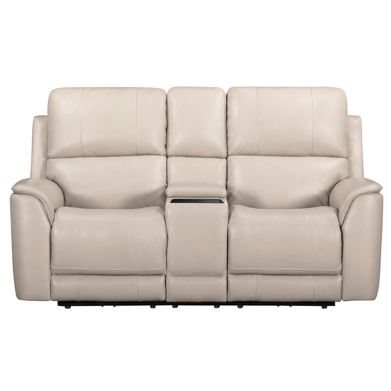 Parker Living Easton - Steamboat Brown Zero Gravity Power Reclining Tilt Console Loveseat P3