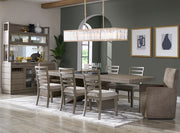 Parker House Pure Modern Dining Upholstered Caster Chair