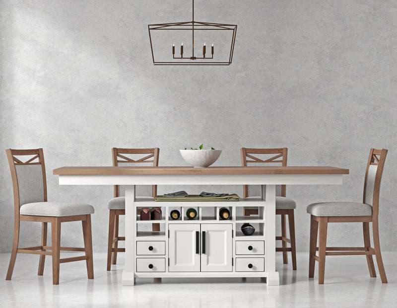 Parker House Americana Modern Dining Upholstered Counter Chair (2/CTN Sold in pairs)