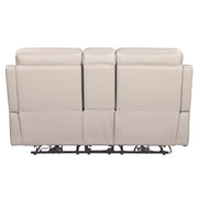 Parker Living Easton - Steamboat Brown Zero Gravity Power Reclining Tilt Console Loveseat P3