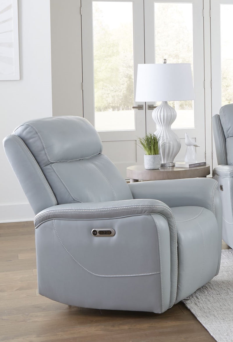 Parker Living Cascade - Seamist Grey Power Reclining Sofa and Recliner
